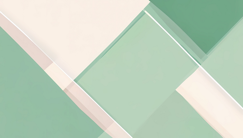 Green and Cream